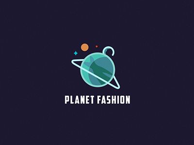 mẫu logo gợi cảm hứng sáng tạo Planet Fashion