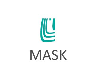 mẫu thiết kế logo sáng tạo Mask