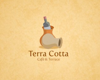 mẫu thiết kế logo sáng tạo Terra Cotta