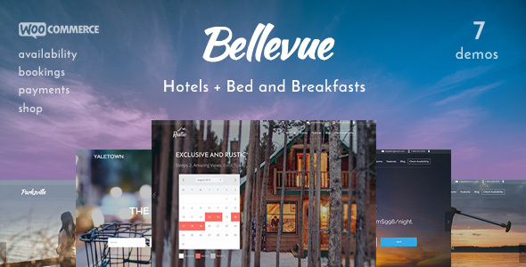 Tìm hiểu chủ đề WordPress Bellevue dành cho thiết kế website khách sạn