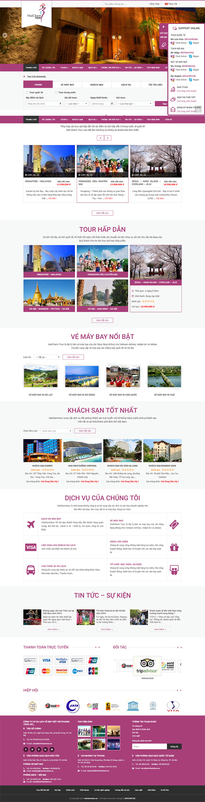 5. Website Việt C-harmTour