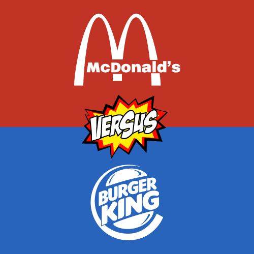 thương hiệu McDonald và Burger King