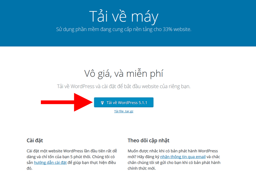 Download Wordpress tiếng Việt
