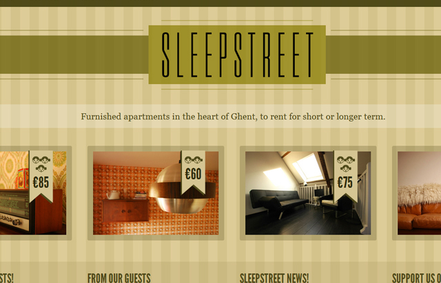 desktop view of Sleepstreet