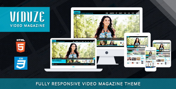 Viduze - Video Magazine HTML Template