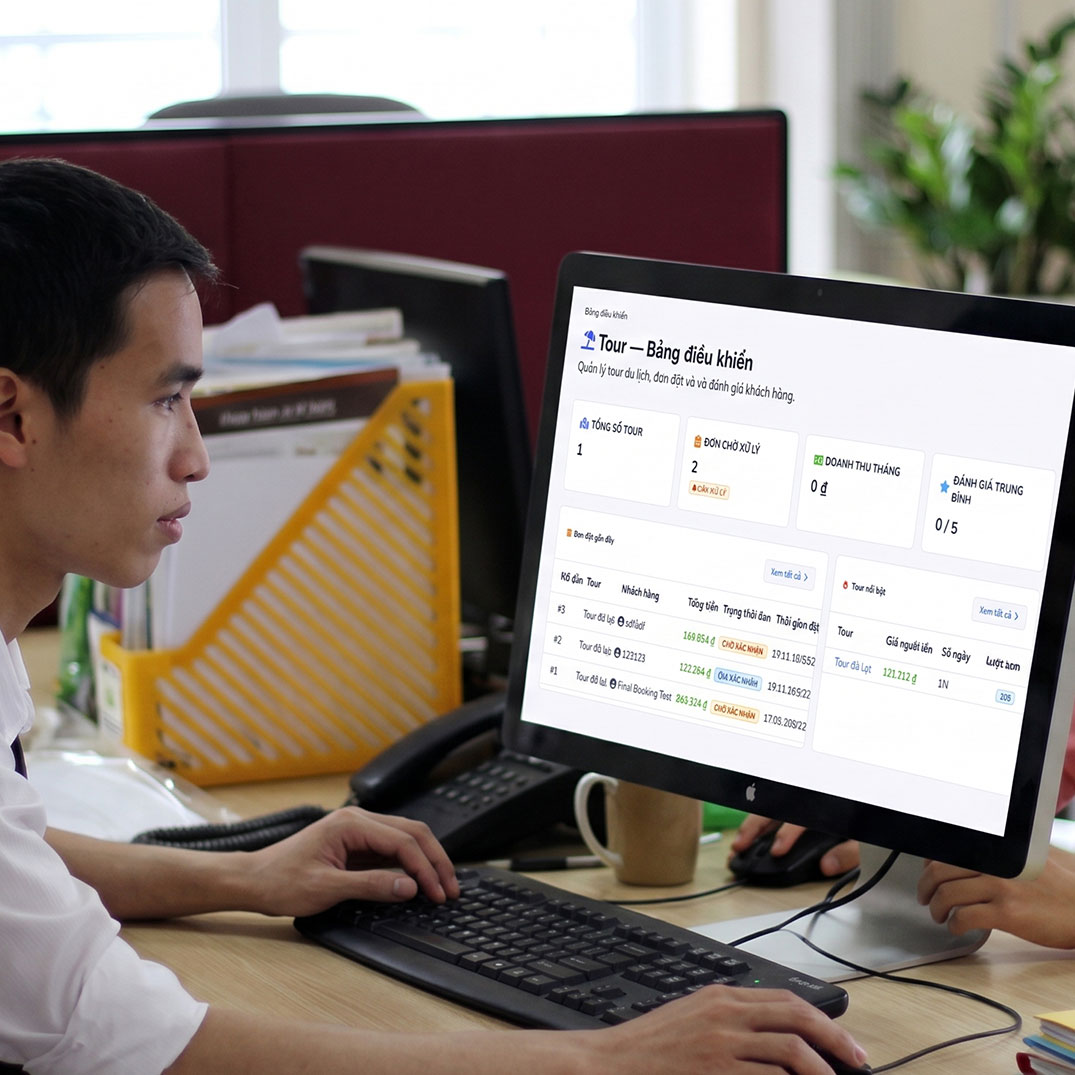 Phần mềm Quản lý Vận hành Tour