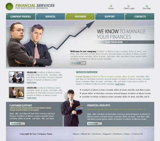 Thiết kế website tài chính tiền tệ
