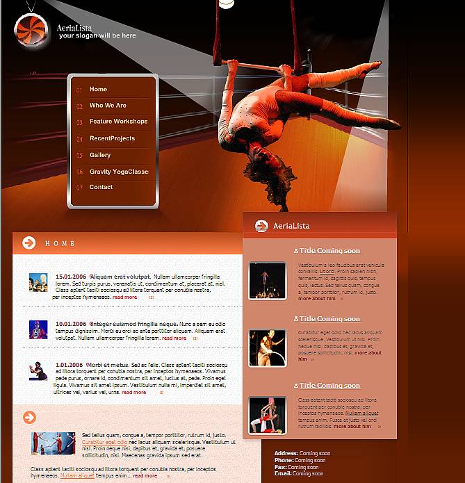  Thiết kế web Nghệ Sỹ, Ca sĩ, Cá Nhân