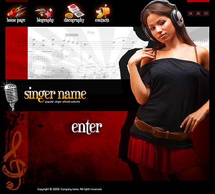 Thiết kế web Nghệ Sỹ, Ca sĩ, Cá Nhân Thiết kế web Nghệ Sỹ, Ca sĩ, Cá Nhân