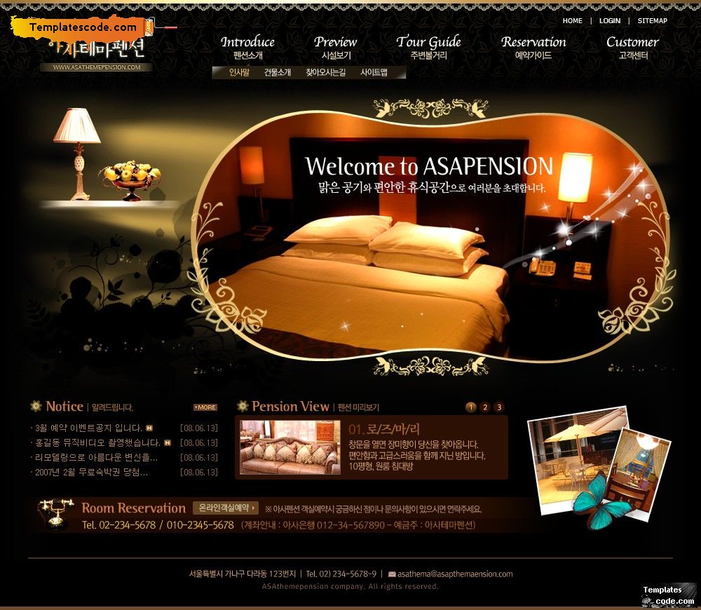 thiết kế website khách sạn