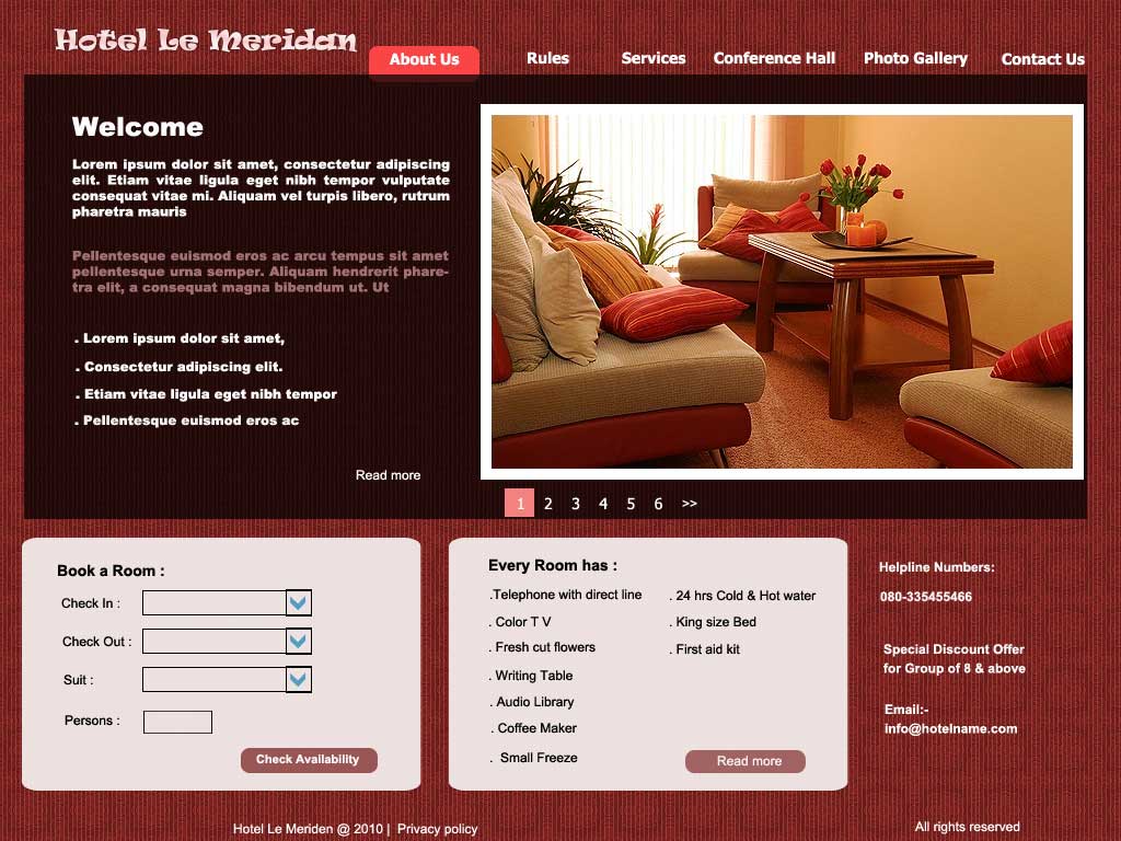 thiết kế website khách sạn thiết kế website khách sạn
