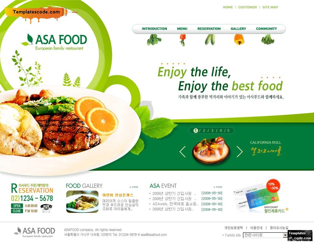 Thiết kế website nhà hàng Thiết kế website nhà hàng