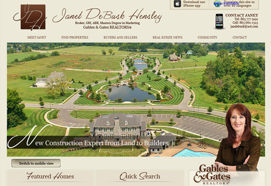 thiet ke website bat dong san