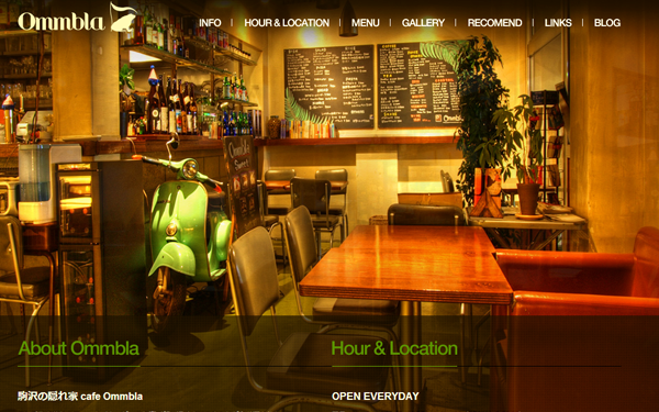 basic cafe restaurant big background website