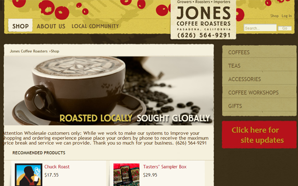 roasters coffee designs inspiration layouts