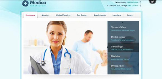 Medical Hospital Website Design