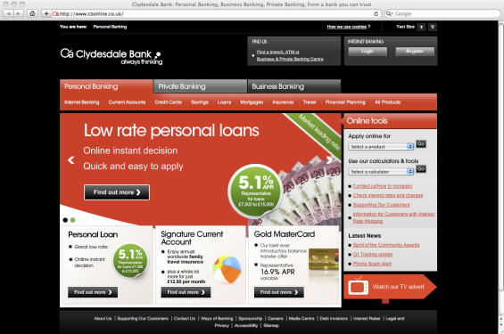 clydesdale_bank_website