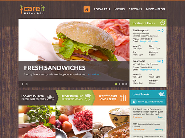Thiết kế website nhà hàng