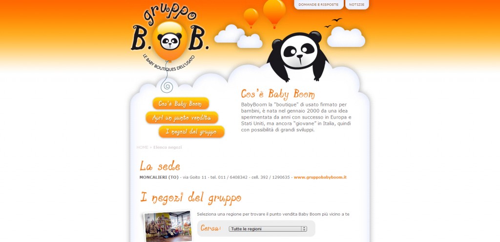 babyboom 1024x496 51 Inspirational Orange Based Websites