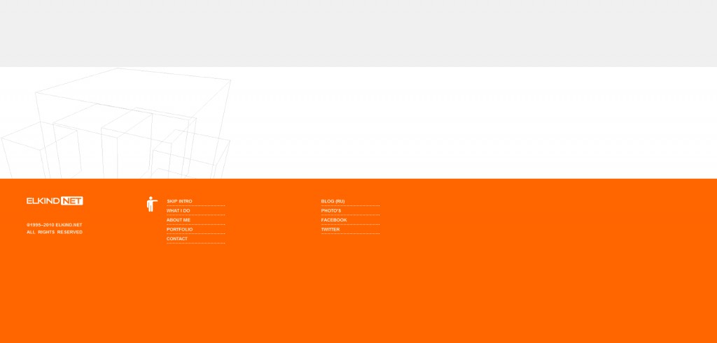 elkind 1024x491 51 Inspirational Orange Based Websites