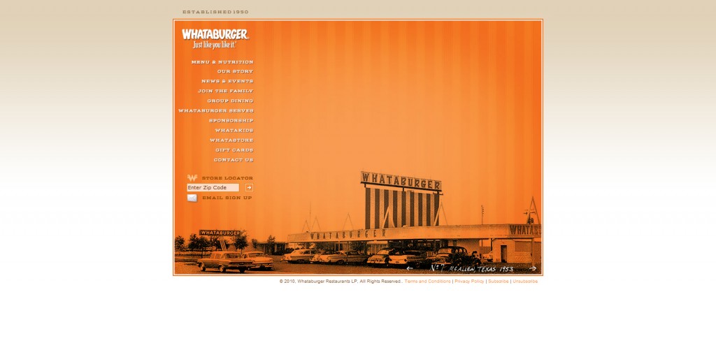 whataburger 1024x491 51 Inspirational Orange Based Websites