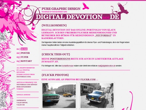 digitaldevotion 500x376 35 Examples of Pink Web Design 