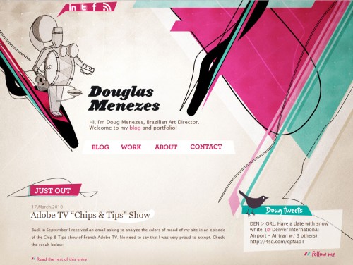 douglasmenezes 500x376 35 Examples of Pink Web Design 
