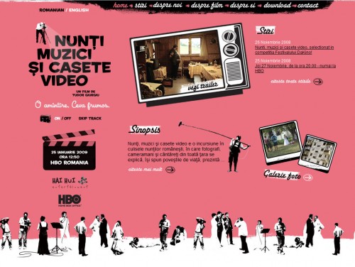 nuntimuzicisicasetevideo 500x376 35 Examples of Pink Web Design 