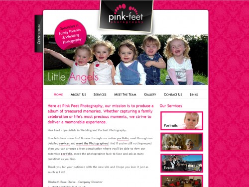 pink feet 500x376 35 Examples of Pink Web Design 