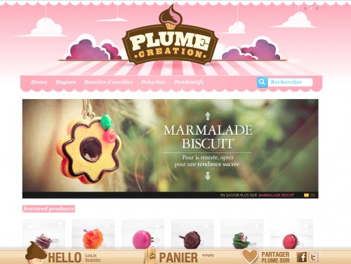 plume creation 500x376 35 Examples of Pink Web Design 