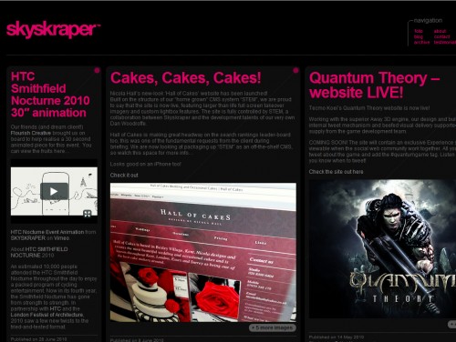 skyskraper 500x376 35 Examples of Pink Web Design 