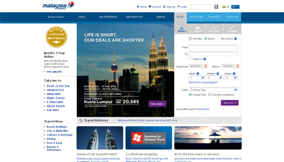 30+ Amazing Airlines Website Designs for your Inspiration