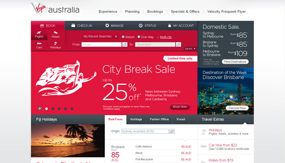 30+ Amazing Airlines Website Designs for your Inspiration