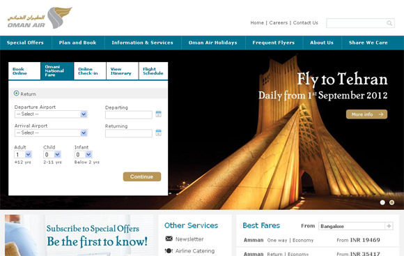 30+ Amazing Airlines Website Designs for your Inspiration