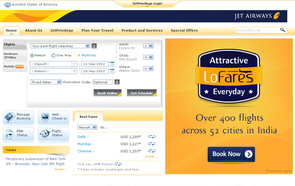 30+ Amazing Airlines Website Designs for your Inspiration