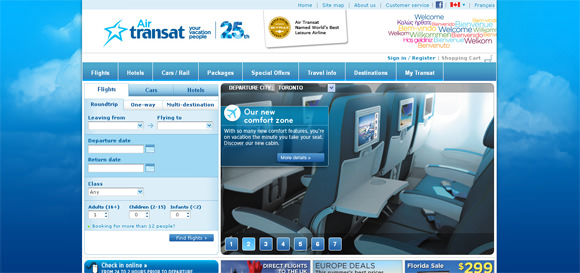 30+ Amazing Airlines Website Designs for your Inspiration