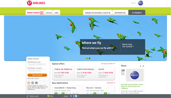 30+ Amazing Airlines Website Designs for your Inspiration