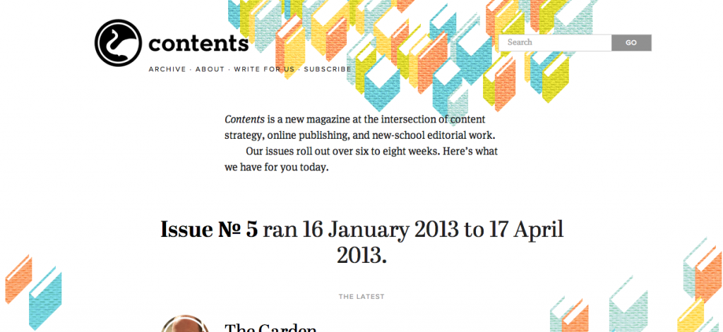Contents Magazine | a new magazine for new-school editorial