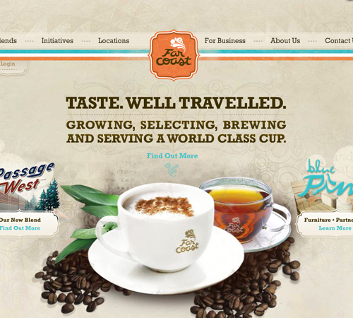 Coffee Websites - Far Coast