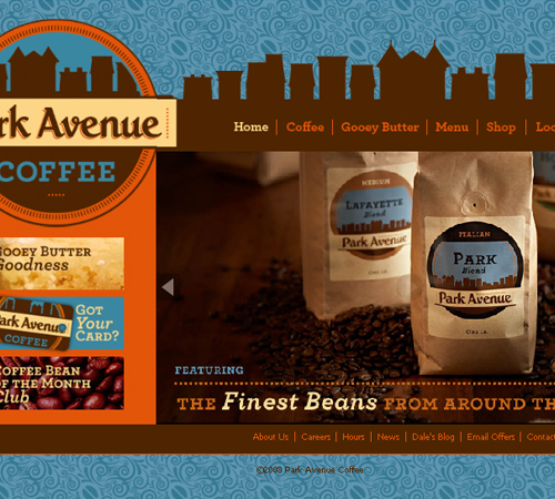 Coffee Websites - Park Avenue Coffee