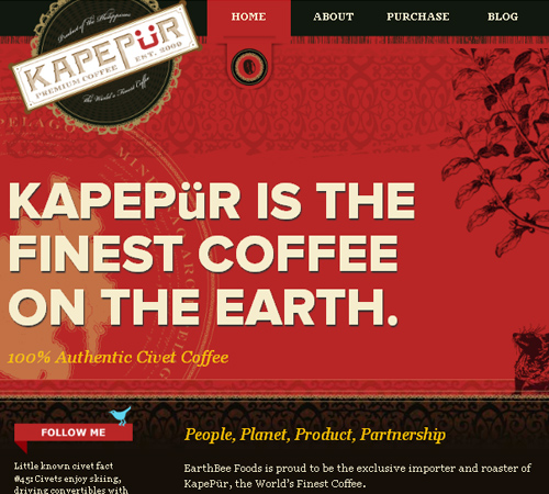 Coffee Websites - Kapepur