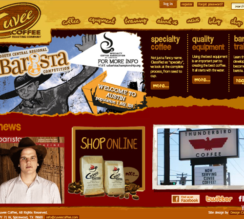 Coffee Websites - Uvee Coffee