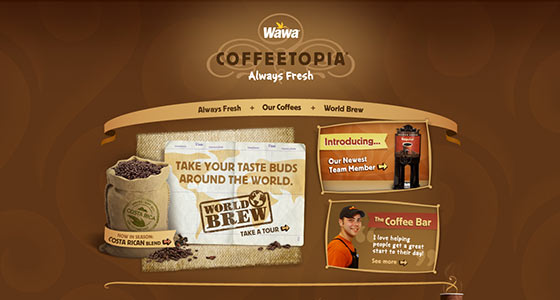 instantShift - Delicious Coffee Website Designs