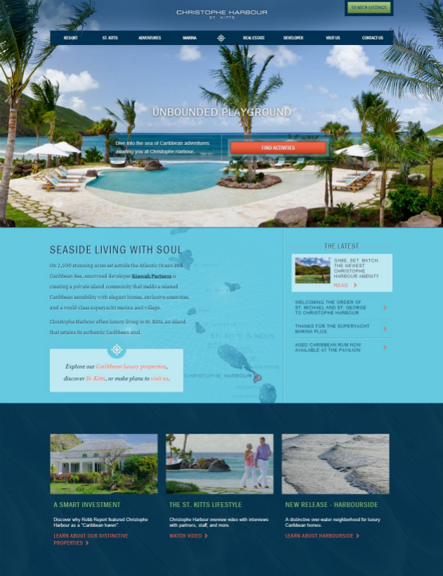 Christophe Harbour 20+ Best Hotel Website Designs For Your Design Inspiration