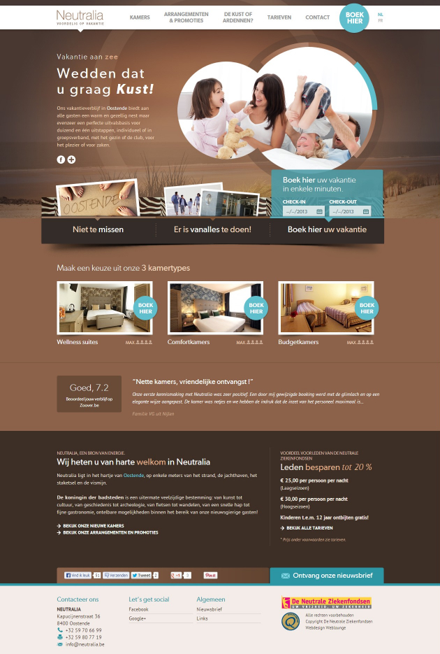 Neutralia 20+ Best Hotel Website Designs For Your Design Inspiration
