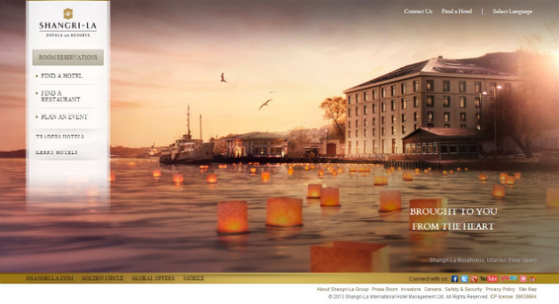 Shangri La 20+ Best Hotel Website Designs For Your Design Inspiration