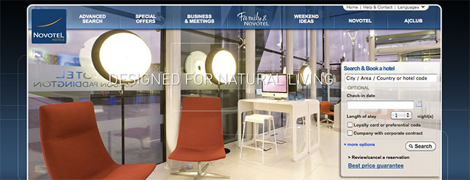 4-novotel Hotel Website Design 4-novotel Hotel Website Design