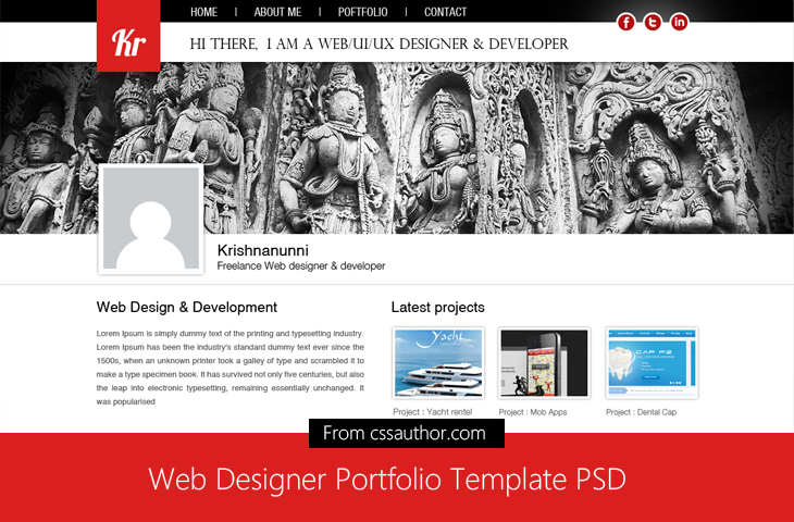 20 giao diện thiết kế website miễn phí dành cho designer (Có file PSD) - NgoiSaoSo.vn