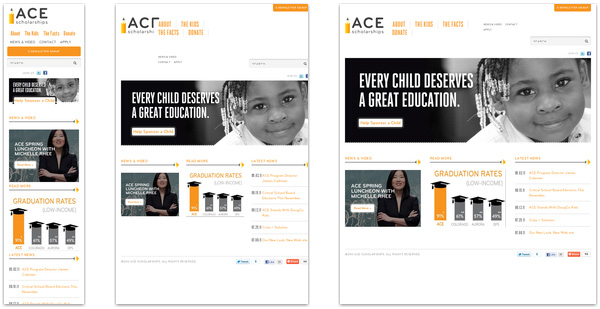 ace scholarship 30 Beautiful Examples of Responsive Website Design