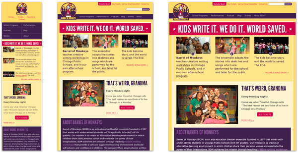barrel of monkeys 30 Beautiful Examples of Responsive Website Design